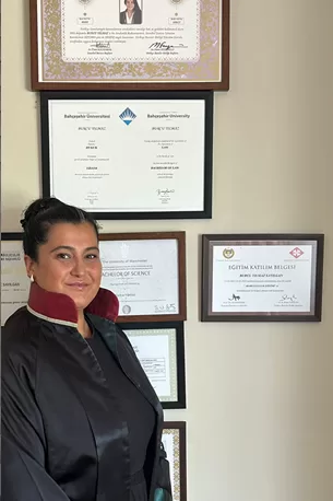 English-speaking inheritance and real estate lawyer Burcu Yılmaz Sayılgan in Fethiye, Turkey.